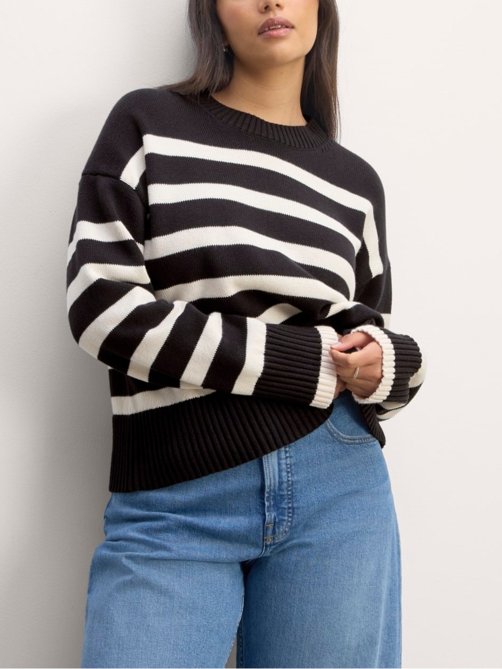 The Boxy Sweater in Everyday Cotton